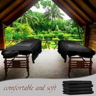4 Sets 3 Piece Soft Microfiber Massage Table Sheets Set Bulk Includes Massage   