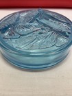 Les Papillons Verlys Of America Holophane Butterfly Turquoise Blue Bon Bon Dish