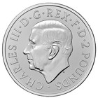 2024 U k  2 Pound Silver British Royal Arms  999 1 Oz Bu