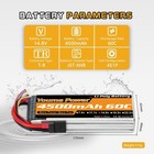 2pcs 14 8v 4s 4500mah 60c Lipo Battery For Rc Tr Car Truck Drone Fpv Uav Boat