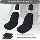 2x Waterproof Rhino Bucket Seat Covers For Yamaha Rhino 450 660 700 2004-2021