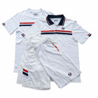 Sergio Tacchini Tennis Set  4  Ao 2010 Federer Era 2 Shirts 2 Shorts M Rare