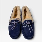 Ugg Dakota Slipper 5612 Womens 11 Peacoat Blue Suede Wool Lined