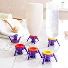 6pcs Bottle Emptying Flip Kits Bottle Holders Leak-proof Bpa Free For Bathroom