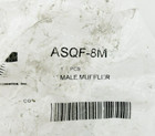 New Arrow Pneumatics Asqf-8m Muffler Aluminum Male 1 