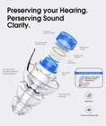 Concert Ear Plugs  2pairs Reusable High Fidelity Musician Ear Plugs For Concerts