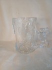 Vintage Coca Cola Mug Frosted Clear Glass Polar Bear Drinking A Coke Handle 5 5 