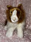 Animal Alley Collie Puppy Dog Plush 12 Inch Stuffed Animal Realistic Vtg 2000