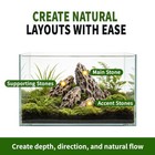 Aquascaping Rocks  3 Lb  2-6    Aquarium Stone Set   3 Lb  2   6   Dragon Stone