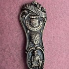 Cowboy Denver Cowboy Bucking Bronco Mine Indian 5 9  Sterling Souvenir Spoon 29g