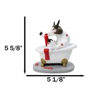 Cow Parade Victorian Bathtub Hot Scene Amore Pin Up Cow Collector s Figurine