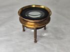   Antique  Brass Adjustable Magnifying Glass Lens   Magnifier  