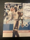 Signed Magic Johnson Michael Jordan 8x10 Color Photo W coa 1992 Olympics  9 Htf