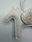 Hermes Pegasus Bag Charm Pm White Luxury Bag Accessory Gift