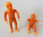 Vintage Space 1999 Eagle 1 Bergman And Koenig Figures With Helmets Mattel 1976