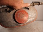 Vintage D  B  Smith Indian Fire Pump Galvanized Steel Tank Brass Pump 5 Gal