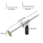 Inside Pvc Pipe Cutter Tool 7 adjustable Depth For 1-1 2  To 8  Sch40 Pvc Pipe