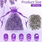 Reginary 60 Pack Lavender Sachets Bags Bulk For Drawers And Closets Purple 