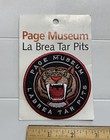 Nip Page Museum La Brea Tar Pita California Sabre Tooth Cat Souvenir Patch Badge