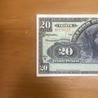 Banco De Guerrero 20 Vine Pesos Vintage Mexican Banknote 5300b