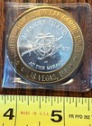 Vintage Limited-editi Las Vegas  10 Gaming Token  999 Fine Silver