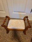Antique Upholstered Foot Stool