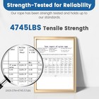 Premium Marine-grade Boat Anchor Rope - 3 8  X 100  Strength-tested Double Br   