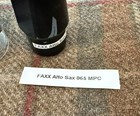 Faxx  Plastic Alto Saxophone Mouthpiece  Black