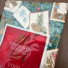 Vintage Holiday Time Christmas Lights   Christmas On Mainstreet Tablecloth 52x70
