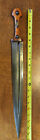 19th Century Russian caucasian Kindjal Short Sword Pattern Forged Steel  Sheath