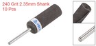 10pcs Abrasive Sandpaper Rolls 240 Grit 2 35mm Shank For Polishing