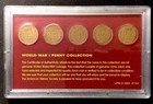 World War I Penny Collection 1914-1918  5 Coins  Holder No Coa  Enn Coins