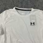 Under Armour Heatgear Shirt Mens Xl White Compression Long Sleeve Base Layer