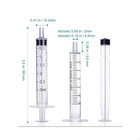 25 50 100 Pack 3ml 5ml 10ml Luer Slip Syringes Without Needle Disposable Sterile