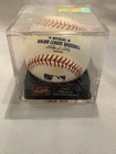 New Rawlings Official Major League Baseball  In Display Case Bud Selig Commish
