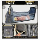 Large Gray Mummy Travel Maternity Nursing Backpack Baby Diaper Nappy Tote Bag