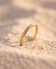 Delicate Half   Half Pav   Diamond Wedding Band