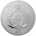 2021 Niue The Mandalorian 1 Oz  999 Silver Bu Coin In Capsule