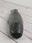 Inuit Hand Carved Whale Soapstone Fetish Vtg 1960s To 70s Chippy Chipped Tail