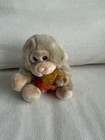 Vintage Russ Berrie Baby Chee Chee Monkey Plush W  Pacifier Red Polka Dot