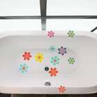 10x Flower Safety Treads Non-slip Applique Stickers Mat Bath Tub Shower Treads