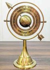 Antique Armillary Brass Sphere Astrolabe Maritime Nautical Globe Collectible