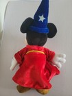 Mickey Mouse Sorcerer Plush 13  Disney Parks Stuffed Animal Toy Fantasia Wizard