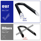 30  Inch Solid Metal Hairpin Table Legs Iron Bar Bench Desk Legs Set Of 4