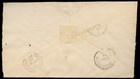     july 1897 Jubilee Issue 5c   2c Fancy Cork Cancel Registered Cover Canada