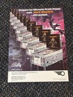 1980 Factory Original Bally Space Invaders Pinball 4 -page Promo Flyer