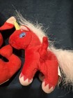 Vintage Neopets Plush Lot Techno Blumery Uni Red 2004 Mcdonald   s 