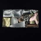 Brass  Copper  Nickel Collage Art Mixed Metal Square For Craft