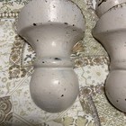 Set Of 4 Cast Iron Bathtub Feet White