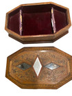 Large Victorian Marquetry Work Box  Sewing Box